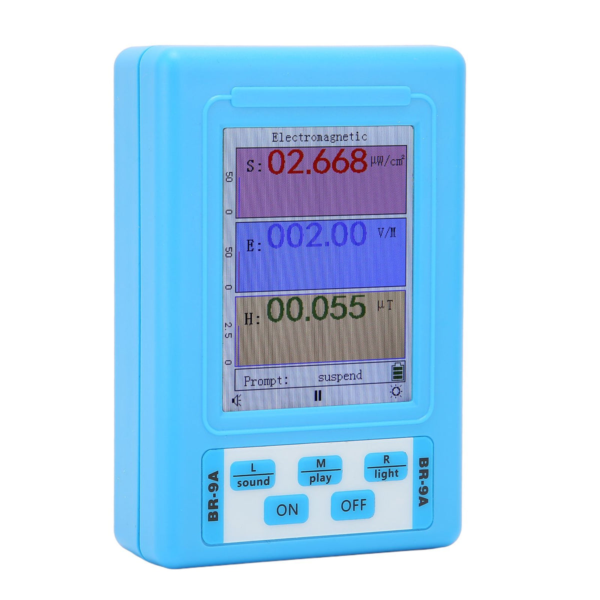 Electromagnetic Radiation ABS Detector Dual Purpose EMF Magnetic Field Tester for Daily Life