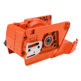 Chainsaw Crank Case Assy Anti Corrosion Crankcase Housing Compatible for Husqvarna 268 272 61 - Top-Down View