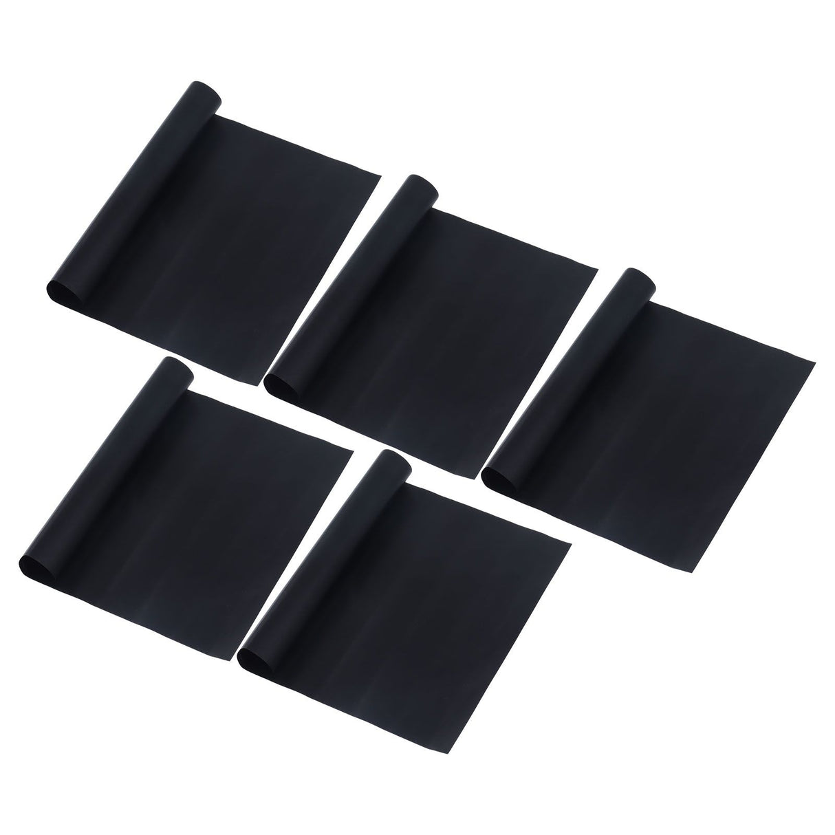5Pcs Barbecue Grill Mat Rectangle PTFE Reusable Non Stick Fryer Mat for Frying Cooking Grilling