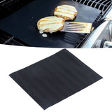 5Pcs Barbecue Grill Mat Rectangle PTFE Reusable Non Stick Fryer Mat for Frying Cooking Grilling