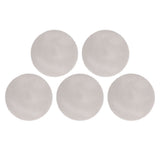 5Pcs High Temperature Resistant Barbecue Round Mat Reusable Non Stick BBQ Grill Grid Slice Pizza Mat 36cm Diameter Brown