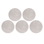 5Pcs High Temperature Resistant Barbecue Round Mat Reusable Non Stick BBQ Grill Grid Slice Pizza Mat 36cm Diameter Brown