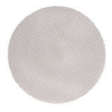 5Pcs High Temperature Resistant Barbecue Round Mat Reusable Non Stick BBQ Grill Grid Slice Pizza Mat 36cm Diameter Brown