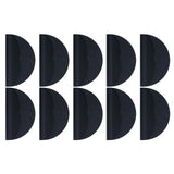 10Pcs Round Barbecue Grill Mat PTFE Reusable Non Stick High Temperature Resistant Fryer Mat for Frying Cooking Grilling