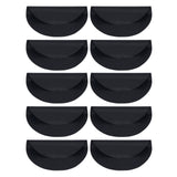 10Pcs Round Barbecue Grill Mat PTFE Reusable Non Stick High Temperature Resistant Fryer Mat for Frying Cooking Grilling - Side View