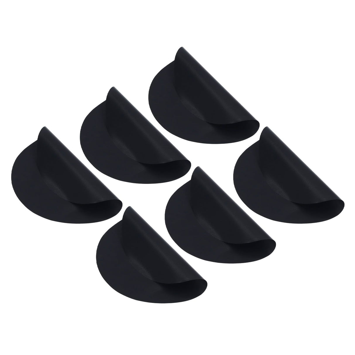 10Pcs Round Barbecue Grill Mat PTFE Reusable Non Stick High Temperature Resistant Fryer Mat for Frying Cooking Grilling