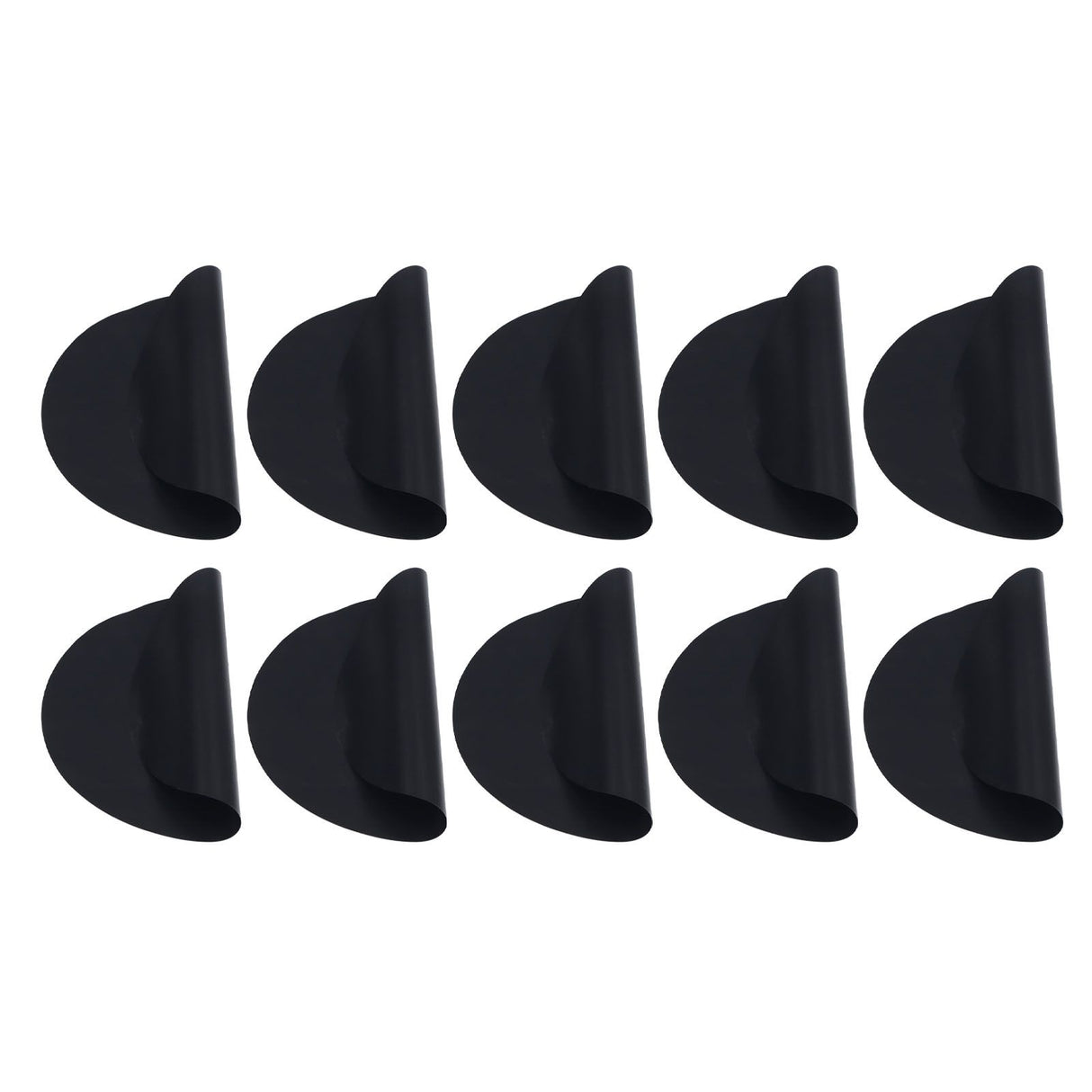 10Pcs Round Barbecue Grill Mat PTFE Reusable Non Stick High Temperature Resistant Fryer Mat for Frying Cooking Grilling
