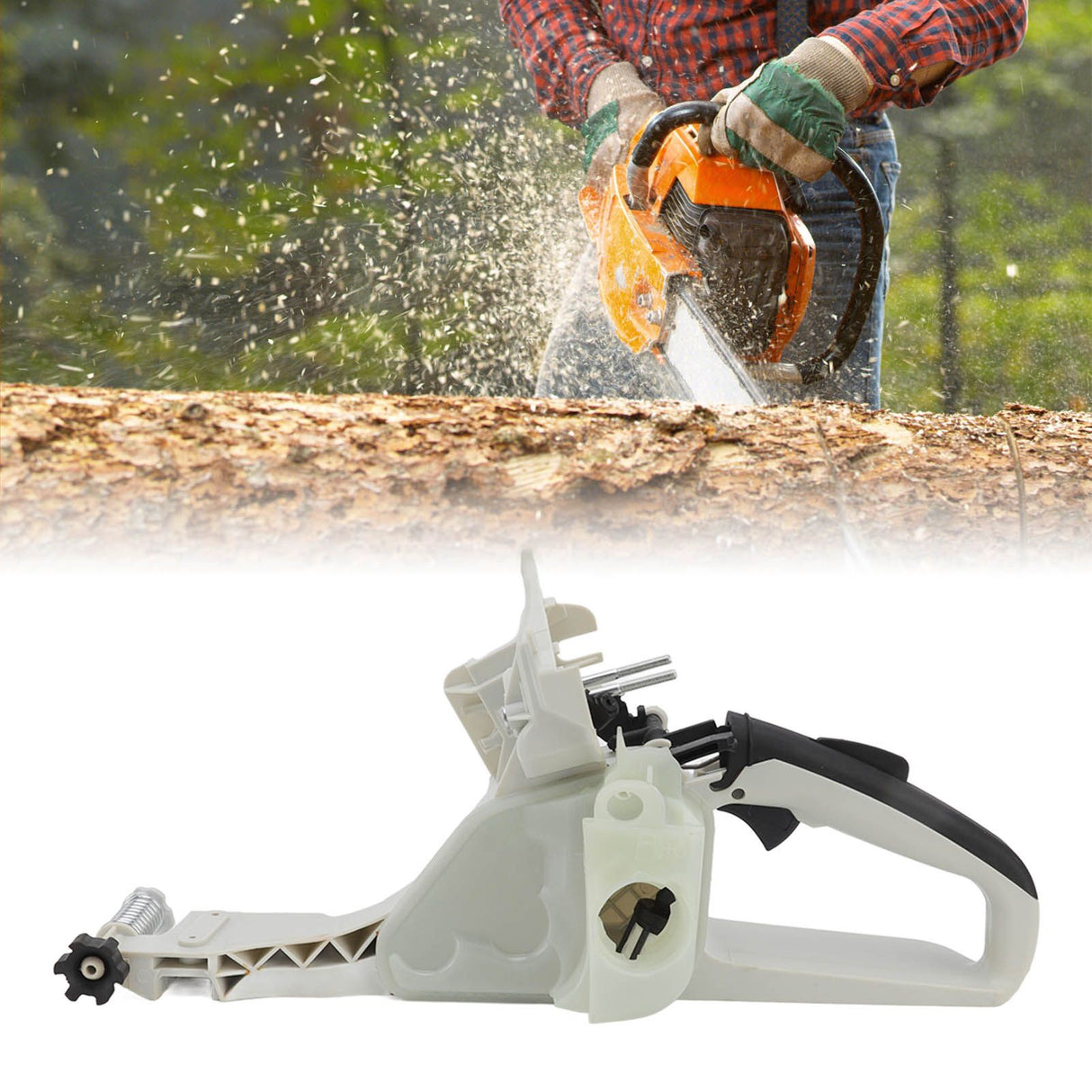 Gas Fuel Tank Back Rear Handle for Stihl MS341 MS361 Housing Outdoor Equipment Chainsaw Parts