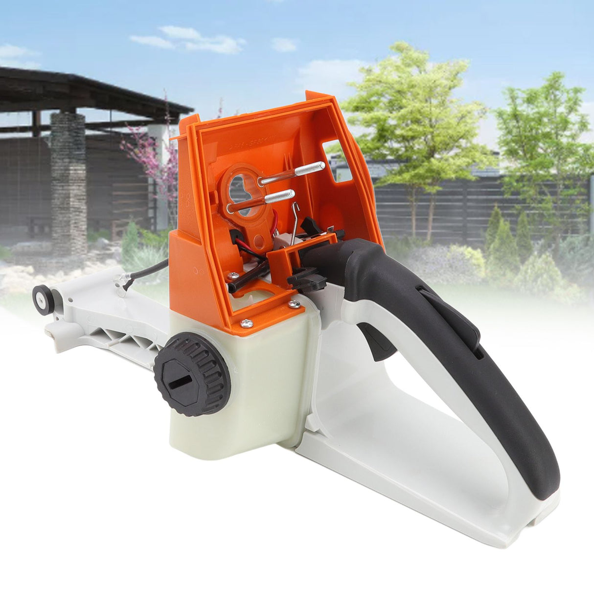 Gas Fuel Tank Back Rear Handle with Cover Replacement Part for Stihl MS660 066 MS650 Chainsaw