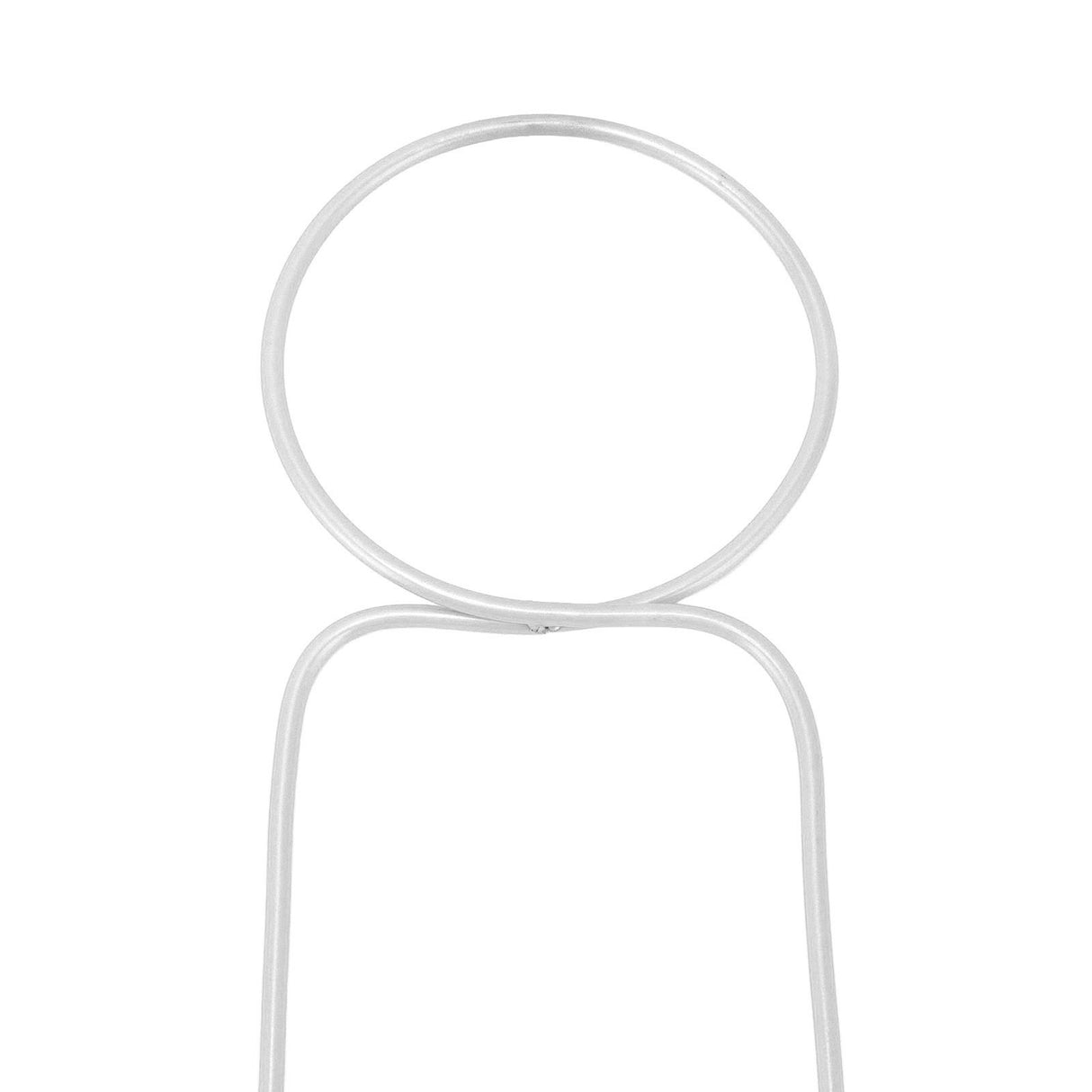 3 Pcs Plant Trellis 40cm Wrought Iron Metal Plant Climbing Trellis Indoor Green Plant Potted Flower Arrangement Bracket White