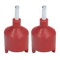 2pcs Electric Fence Insulator Mounting Sleeve Plastic Electronic Fence Installation Tools for Farm