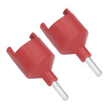 2pcs Electric Fence Insulator Mounting Sleeve Plastic Electronic Fence Installation Tools for Farm - 45-Degree Angle