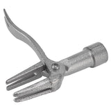 Stand Up Weeder Head Tool Iron Efficient Manual Root Pulling Picker for Courtyards Gardens - Front View