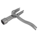 Stand Up Weeder Head Tool Iron Efficient Manual Root Pulling Picker for Courtyards Gardens - Top-Down View