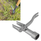 Stand Up Weeder Head Tool Iron Efficient Manual Root Pulling Picker for Courtyards Gardens