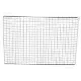 Barbecue Wire Mat Rust Proof Stainless Steel Multi Functional BBQ Grill Mat for Home Picnics Camping - Front View