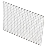 Barbecue Wire Mat Rust Proof Stainless Steel Multi Functional BBQ Grill Mat for Home Picnics Camping - Top-Down View