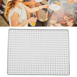Barbecue Wire Mat Rust Proof Stainless Steel Multi Functional BBQ Grill Mat for Home Picnics Camping - Extra Image