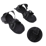 1 Pair Spike Sandals PU Lawn Aerator Shoes Grass Aerator Tool for Yard Garden Plants Health Black