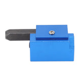 Woodworking Right Angle Corner Chisel Square Recessed Hinge Door Lock Recess Corner Wood Chiseling Tool Blue