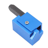 Woodworking Right Angle Corner Chisel Square Recessed Hinge Door Lock Recess Corner Wood Chiseling Tool Blue