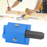 Woodworking Right Angle Corner Chisel Square Recessed Hinge Door Lock Recess Corner Wood Chiseling Tool Blue