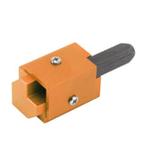 Woodworking Right Angle Corner Chisel Square Recessed Hinge Door Lock Recess Corner Wood Chiseling Tool Gold - Rear View