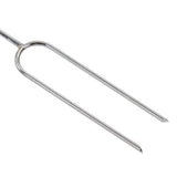 3Pcs Barbecue Forks Multifunctional Stainless Steel Roasting Stick with Beech Wood Handle for Outdoor BBQ Camping 47.2cm - Extra Image