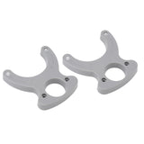 2Pcs Router Table Insert Plate Wrench High Accuracy Portable Plastic Ring Wrench for Woodworking Wood Router Table - Front View