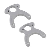 2Pcs Router Table Insert Plate Wrench High Accuracy Portable Plastic Ring Wrench for Woodworking Wood Router Table - Low Angle