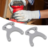 2Pcs Router Table Insert Plate Wrench High Accuracy Portable Plastic Ring Wrench for Woodworking Wood Router Table