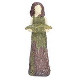 Fairy Statue Bird Feeder Resin Attractive Beautiful Goddess Statuary Bird Feeder for Outdoor Gardens