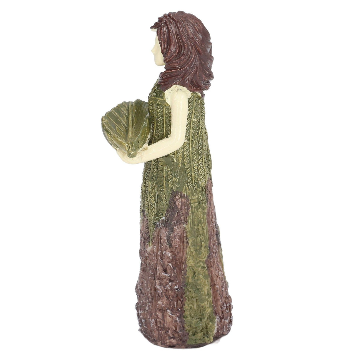 Fairy Statue Bird Feeder Resin Attractive Beautiful Goddess Statuary Bird Feeder for Outdoor Gardens