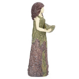 Fairy Statue Bird Feeder Resin Attractive Beautiful Goddess Statuary Bird Feeder for Outdoor Gardens