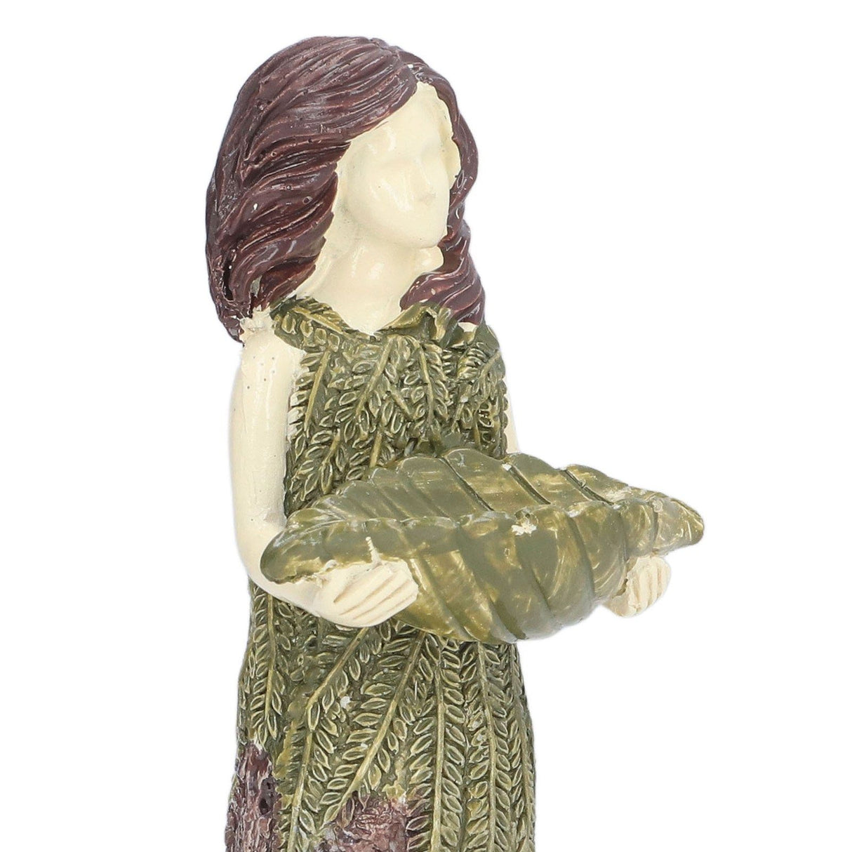 Fairy Statue Bird Feeder Resin Attractive Beautiful Goddess Statuary Bird Feeder for Outdoor Gardens