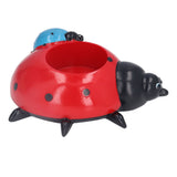 Ladybugs Flower Pot Simulation Cute Resin Animal Succulent Plant Container for Garden Decorations W93