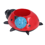 Ladybugs Flower Pot Simulation Cute Resin Animal Succulent Plant Container for Garden Decorations W93 - Extra Image