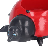 Ladybugs Flower Pot Simulation Cute Resin Animal Succulent Plant Container for Garden Decorations W93