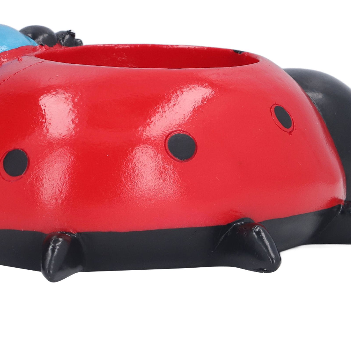 Ladybugs Flower Pot Simulation Cute Resin Animal Succulent Plant Container for Garden Decorations W93