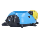 Ladybugs Flower Pot Simulation Cute Resin Animal Succulent Plant Container for Garden Decorations W95