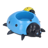 Ladybugs Flower Pot Simulation Cute Resin Animal Succulent Plant Container for Garden Decorations W95 - 45-Degree Angle