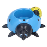 Ladybugs Flower Pot Simulation Cute Resin Animal Succulent Plant Container for Garden Decorations W95