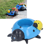 Ladybugs Flower Pot Simulation Cute Resin Animal Succulent Plant Container for Garden Decorations W95