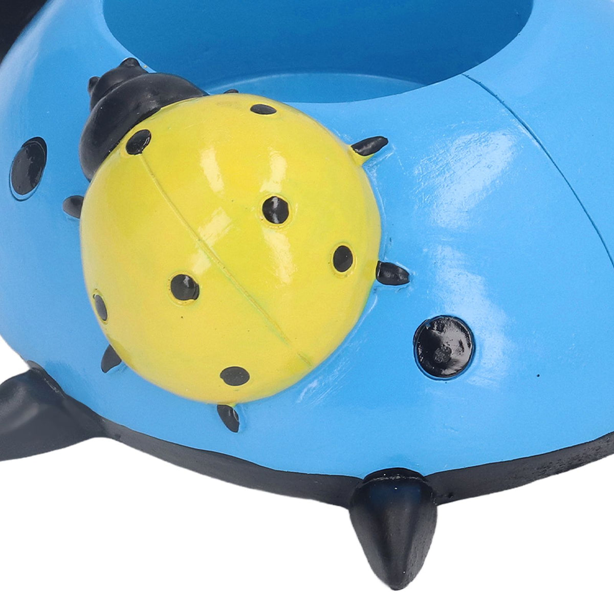 Ladybugs Flower Pot Simulation Cute Resin Animal Succulent Plant Container for Garden Decorations W95