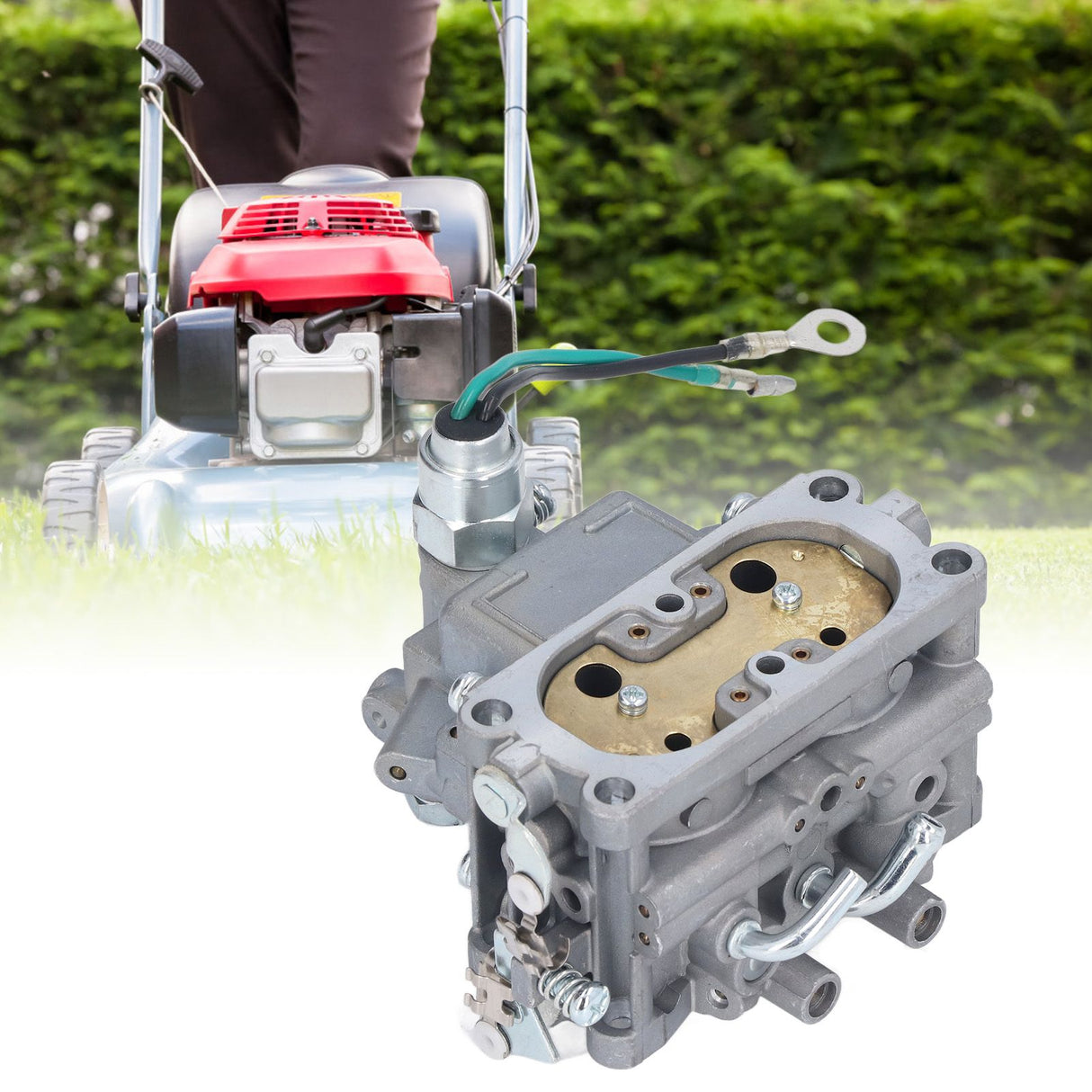 Aluminum Lawn Mower Carburetor Carburetor Replacement Kit with Paper Pad for FH721V FH661V
