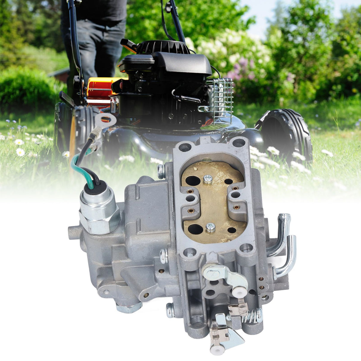 Aluminum Lawn Mower Carburetor Carburetor Replacement Kit with Paper Pad for FH721V FH661V