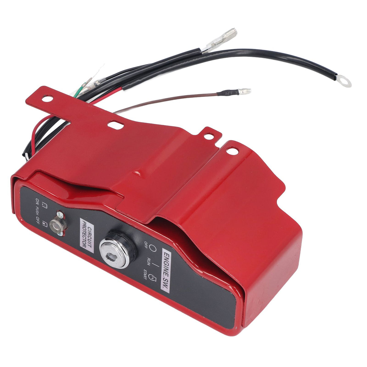 Ignition Key Switch Box Ignition Starter Switch Kit with 2 Keys for GX340 GX390 11hp 13hp Gas Engine