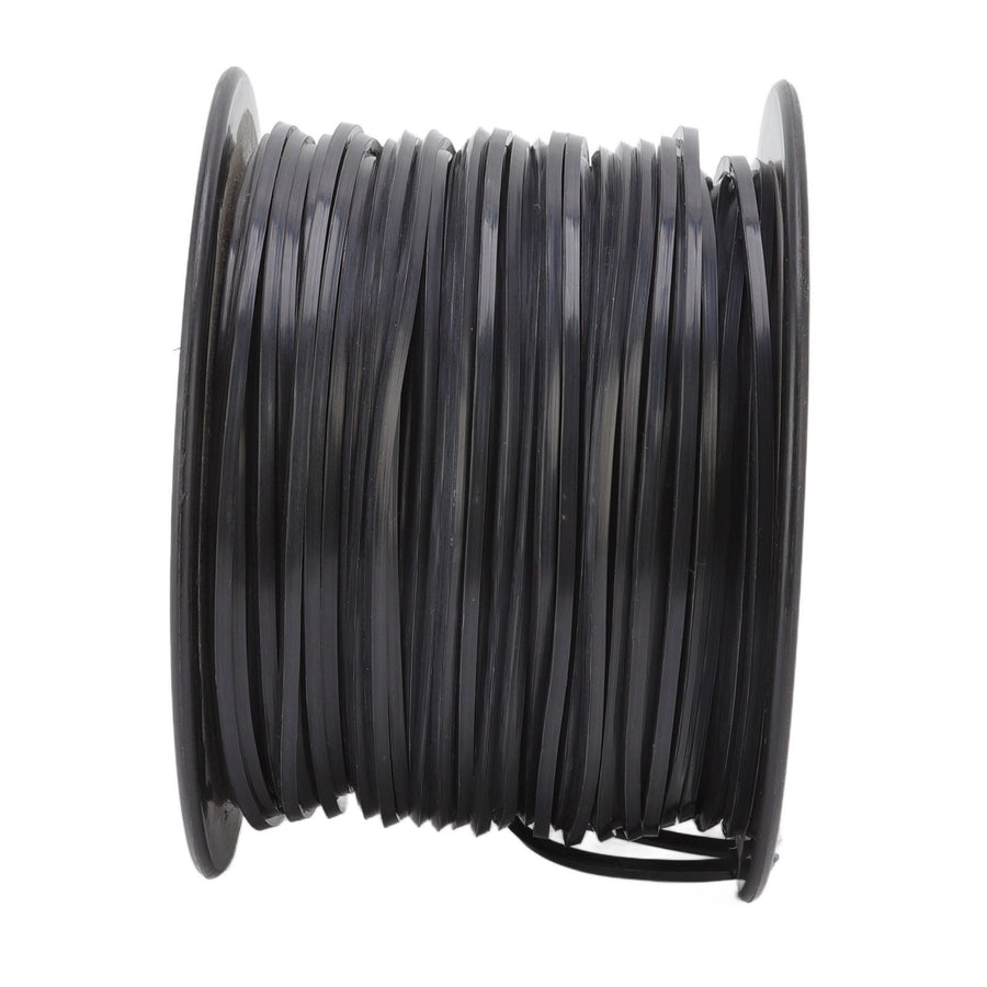 3.3mm/0.13in Square String Trimmer Line High Efficiency Nylon Black Grass Trimmer Line Replacement for Husqvarna 100m/328.1ft