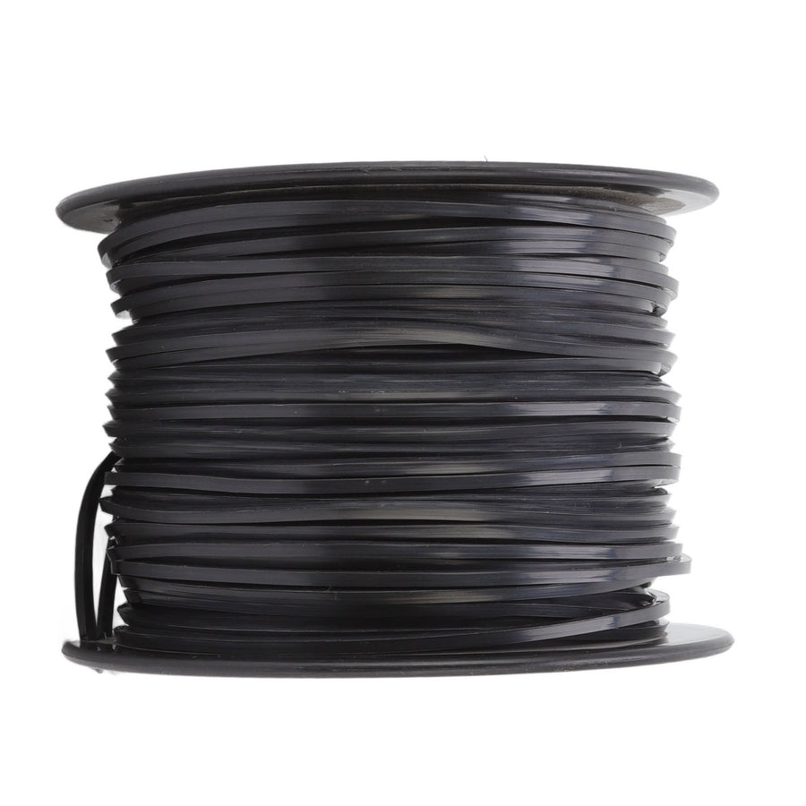 3.3mm/0.13in Square String Trimmer Line High Efficiency Nylon Black Grass Trimmer Line Replacement for Husqvarna 100m/328.1ft
