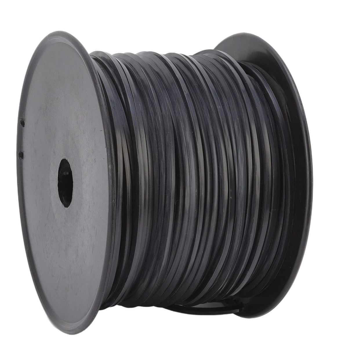 3.3mm/0.13in Square String Trimmer Line High Efficiency Nylon Black Grass Trimmer Line Replacement for Husqvarna 100m/328.1ft